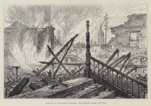 Incendie du Théâtre de Bolton, le matin après le feu - Walter Paget